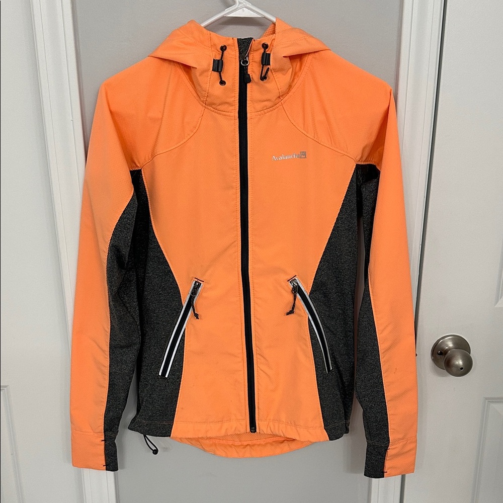 Avalanche Vibrant Orange and Grey Running Shell